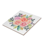 Carreau Bouquet rose (Côté)