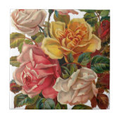 Carreau Bouquet rose de cru (Devant)