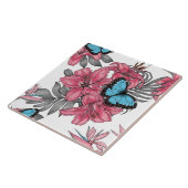 Carreau Bouquet tropical (Côté)