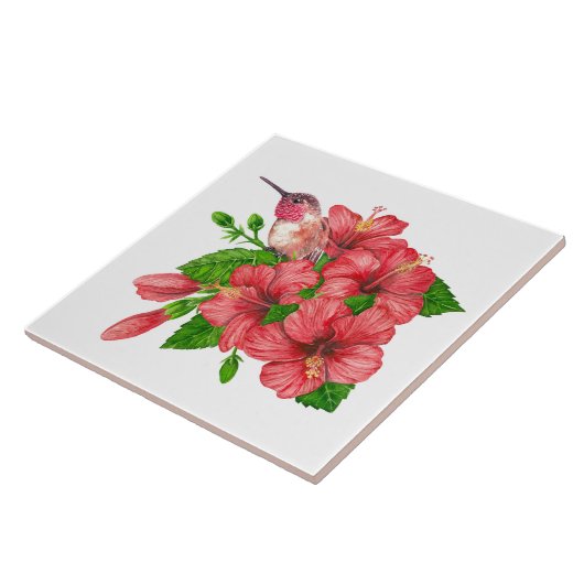 Carreau Bouquet tropical (Côté)