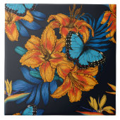 Carreau Bouquet tropical (Devant)