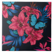 Carreau Bouquet tropical (Devant)