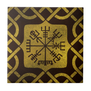 Carreau Boussole de navigation de Vegvisir - de Viking