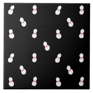 Carreau Bouteille Gourd avec Motif de ruban