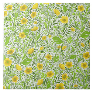 Carreau Boutons blancs