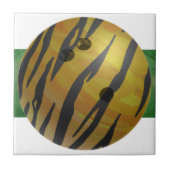 Carreau Bowling Ball Tiger Jaune (Devant)