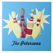 Carreau Bowling de style vintage (Devant)