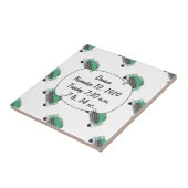 Carreau Boys Chambre Classique Cadeaux Voiture Sweet Green (Côté)