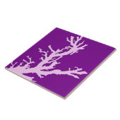 Carreau Branche corail - améthyste et orchidée (Côté)