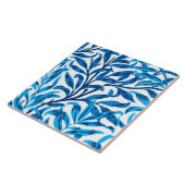 Carreau Branche de saule de William Morris, bleu de cobalt (Côté)