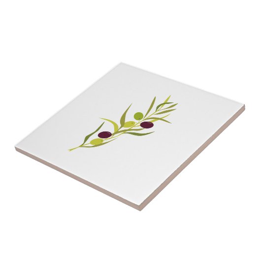 Carreau Branche Olive (Côté)