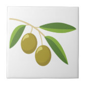 Carreau Branche Olive (Devant)