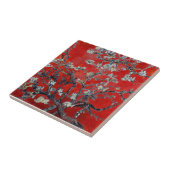 Carreau Branches de Vincent van Gogh avec le rouge de (Côté)