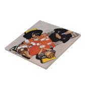 Carreau Bridge Game par Norman Rockwell (Côté)