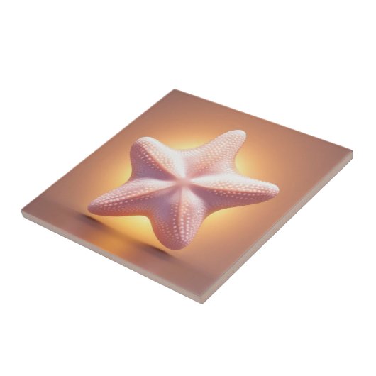 Carreau Bright Pink Starfish (Côté)