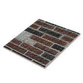 Carreau Brique de marbre multicolore (Côté)