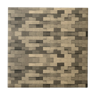 Carreau briques de couleurs de sable 3D