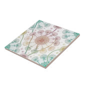 Carreau Brise de Dandelion Whimsical - Pastel Botanique (Côté)