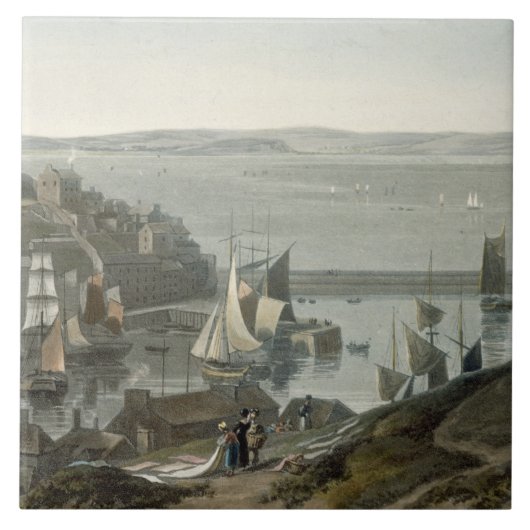 Carreau Brixham, Torbay, Devon, du volume VIII 'd'un Voy (Devant)