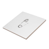 Carreau broches de sécurité argent (Côté)