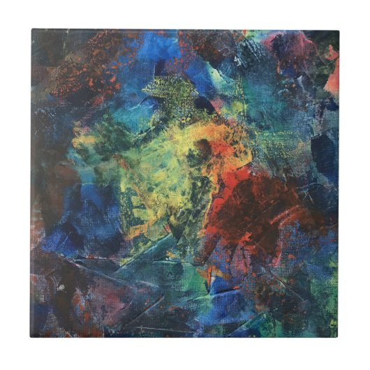 Carreau Brochures à brosse en couche - Peinture à la main (Devant)