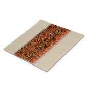 Carreau Broderie de Hutsul Vyshyvanka Rushnyk d'Ukrainien (Côté)