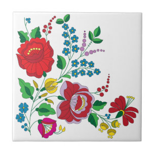 Carreau Broderie Kalocsa