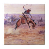 Carreau Bronco (Taming a Wild Horse) (Devant)