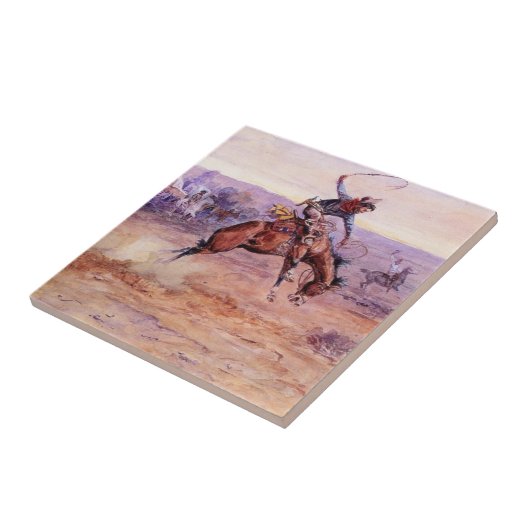 Carreau Bronco (Taming a Wild Horse) (Côté)