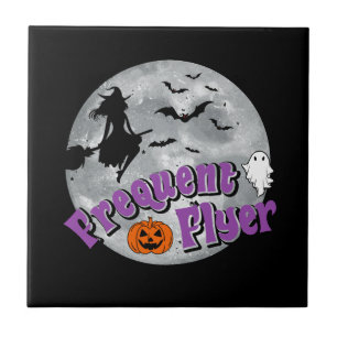 Carreau Broomstick pour sorcière Halloween Circulaire fréq