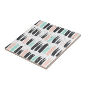 Carreau Brosses et motif de courses d'encre (Côté)