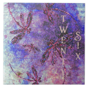Carreau Brume de libellule violette