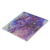Carreau Brume de libellule violette (Côté)