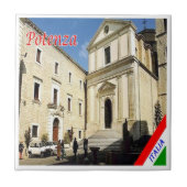 Carreau BSL008 POTENZA, Basilicate, Italie, (Devant)