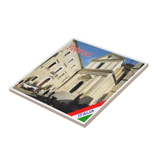 Carreau BSL008 POTENZA, Basilicate, Italie, (Côté)