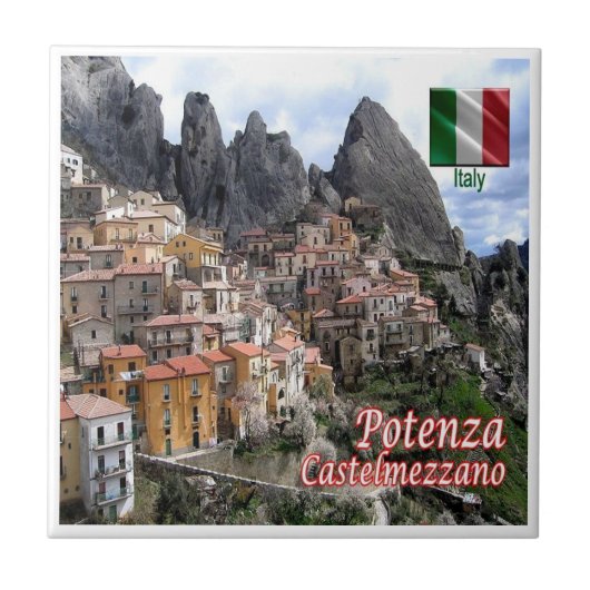 CARREAU BSL009 POTENZA, CASTELMEZZANO, (Devant)