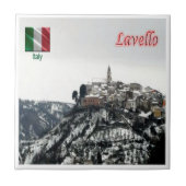 Carreau BSL014 Vieille Ville de LAVELLO, Basilicata, (Devant)