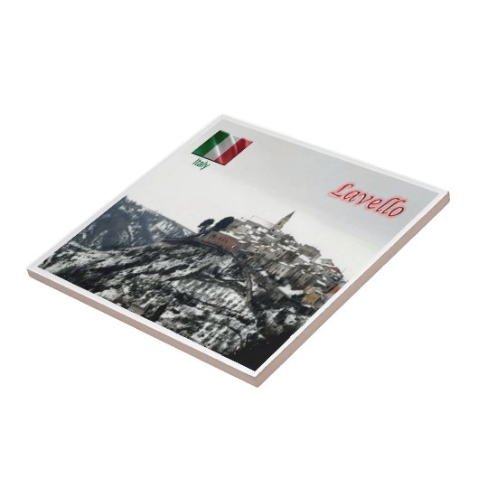 Carreau BSL014 Vieille Ville de LAVELLO, Basilicata, (Côté)