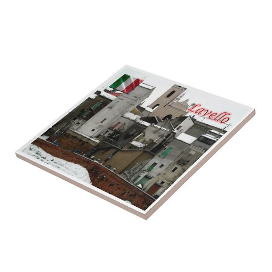 Carreau BSL015 Vieille Ville de LAVELLO, Basilicata, (Côté)