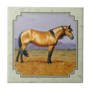 Carreau Buckskin Horse Mustang Stallion