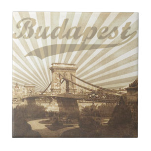 Carreau Budapest Chain Bridge Vintage