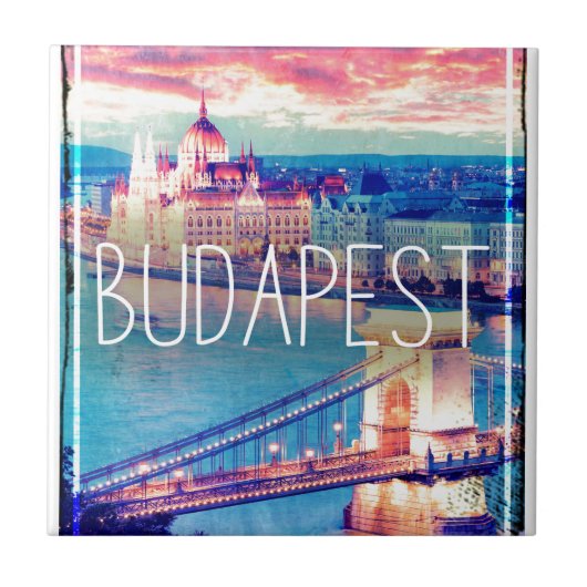 Carreau Budapest - vintage-poster (Devant)