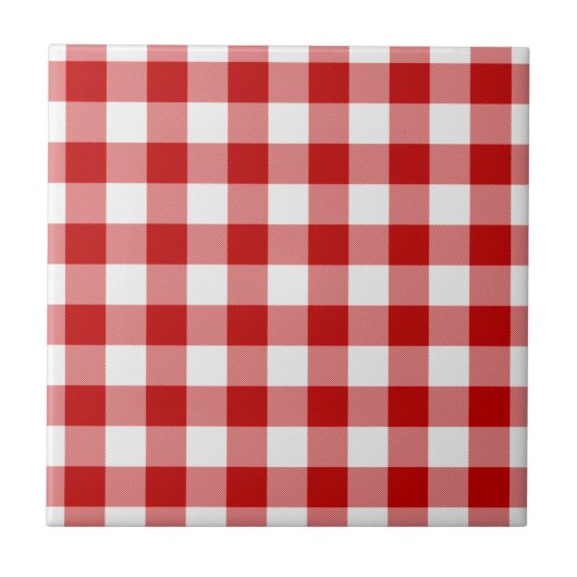 Carreau Buffalo Plaid Check Rouge Blanc (Devant)
