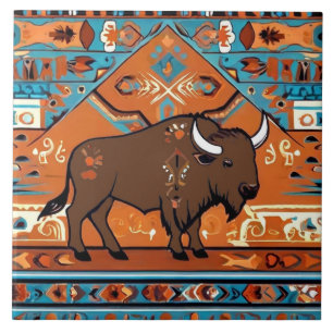 Carreau Buffalo Southwestern Native Tribal Southwest