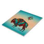 Carreau Buffle Sud-Ouest Et Soleil (Côté)