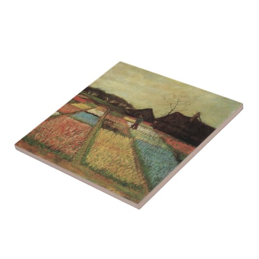 Carreau Bulb Fields par Vincent van Gogh (Côté)