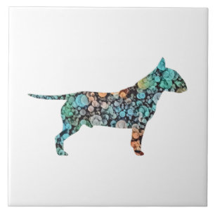 Carreau Bull Terrier Amoureux des chiens