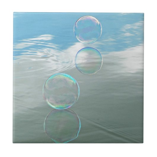 Carreau Bulle, bleue (Devant)