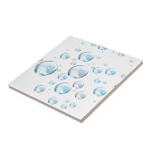 Carreau Bulles en blanc (Côté)