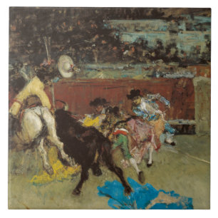 Carreau Bullfight espagnol (par Marià Fortuny)